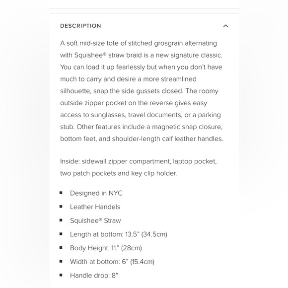 ERIC JAVITS SQUISHEE ISLA STRAW BAG - Picture 2 of 16